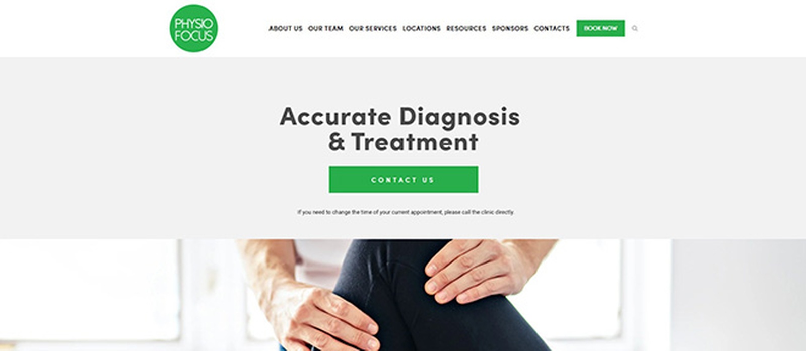 Physio Focus website