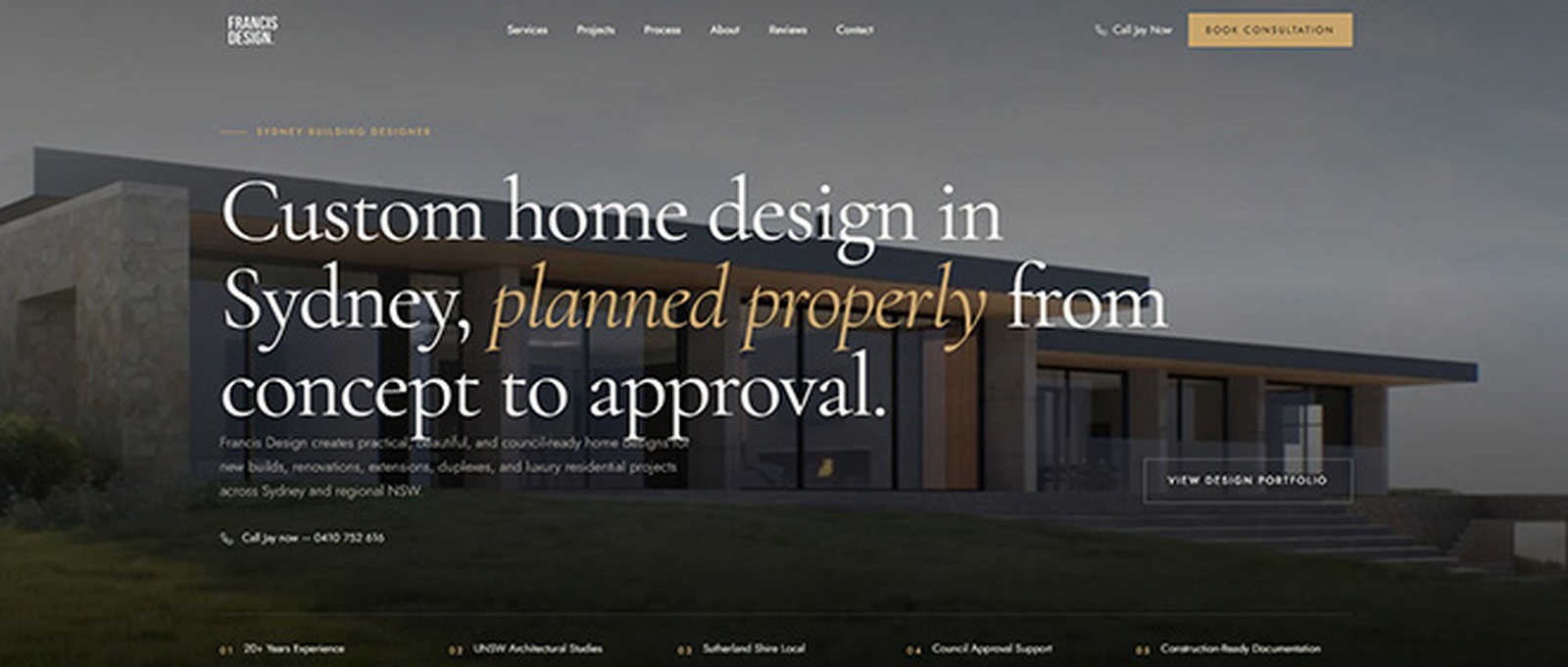 Francis Design website