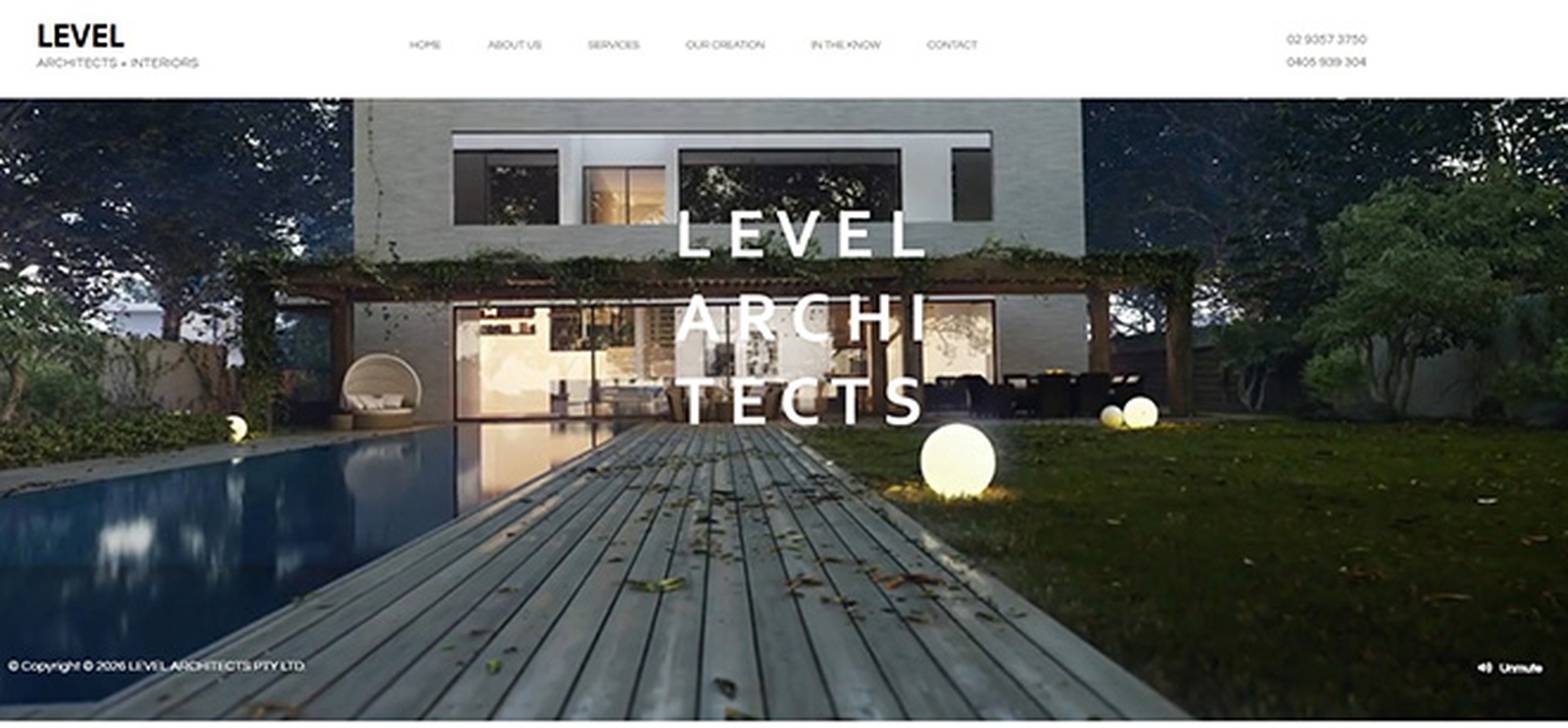 Level Architects website