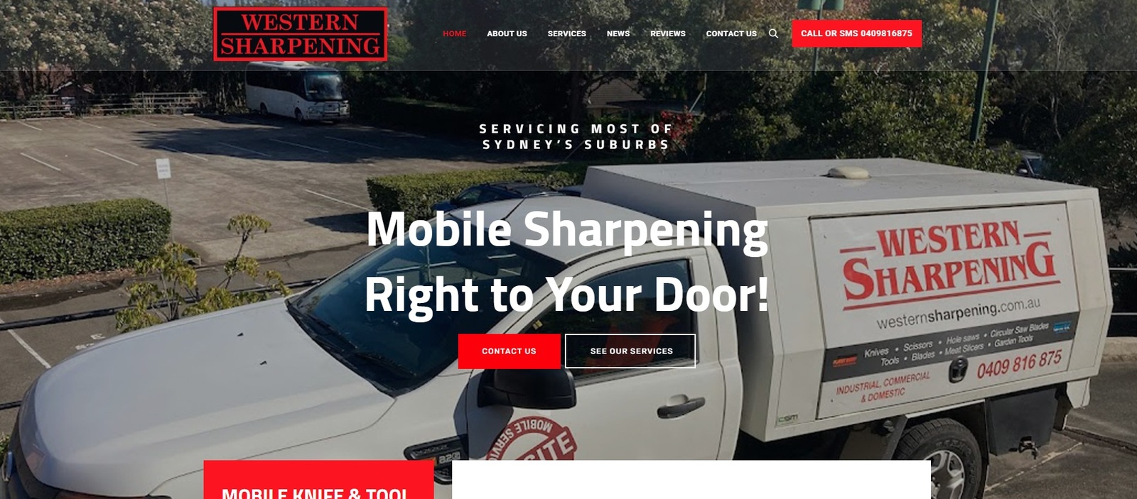 Western Sharpening website