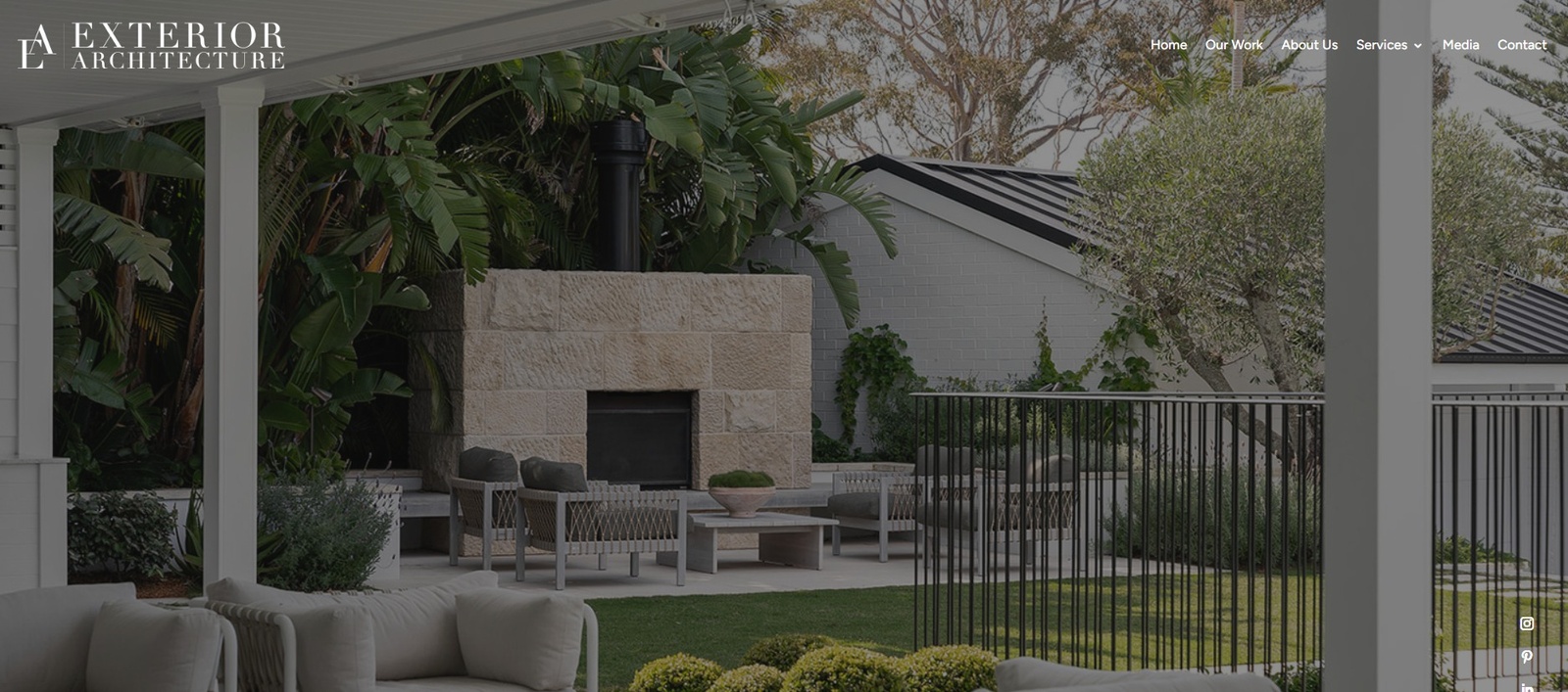 A Exterior Architecture website